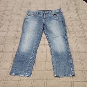 Classic Blue Jen 7- 7 For All Mankind  Women's Cropped Skinny Jeans Sz 10!